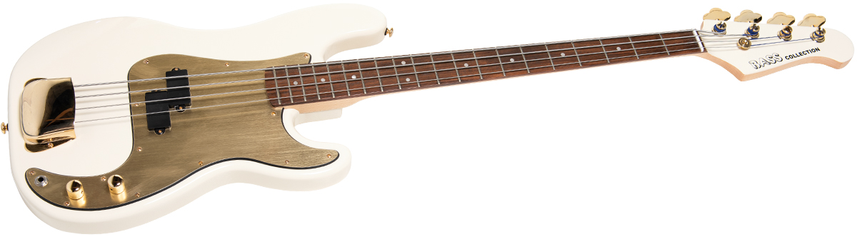 Power Bass - White 'N' Gold